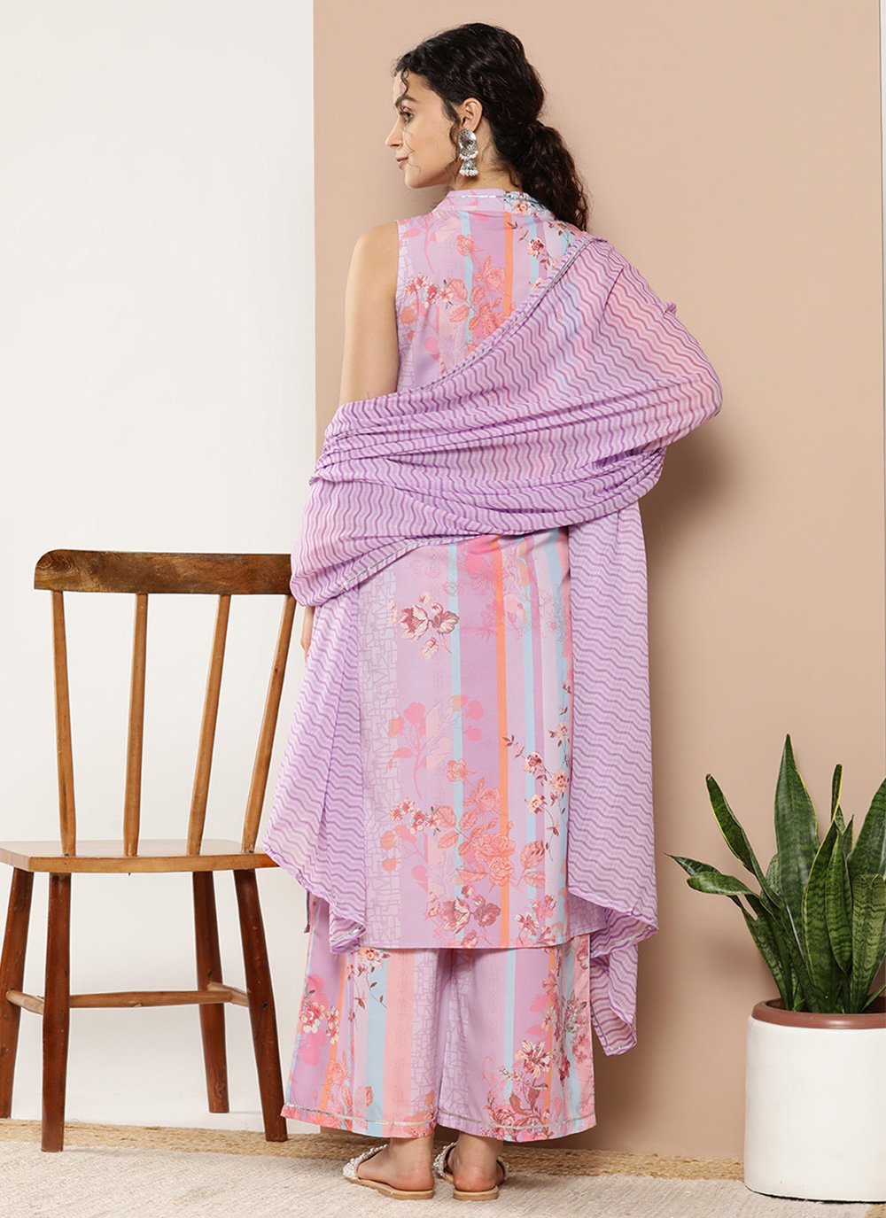 Designer Kurti Crepe Silk Multi Colour Print Kurtis