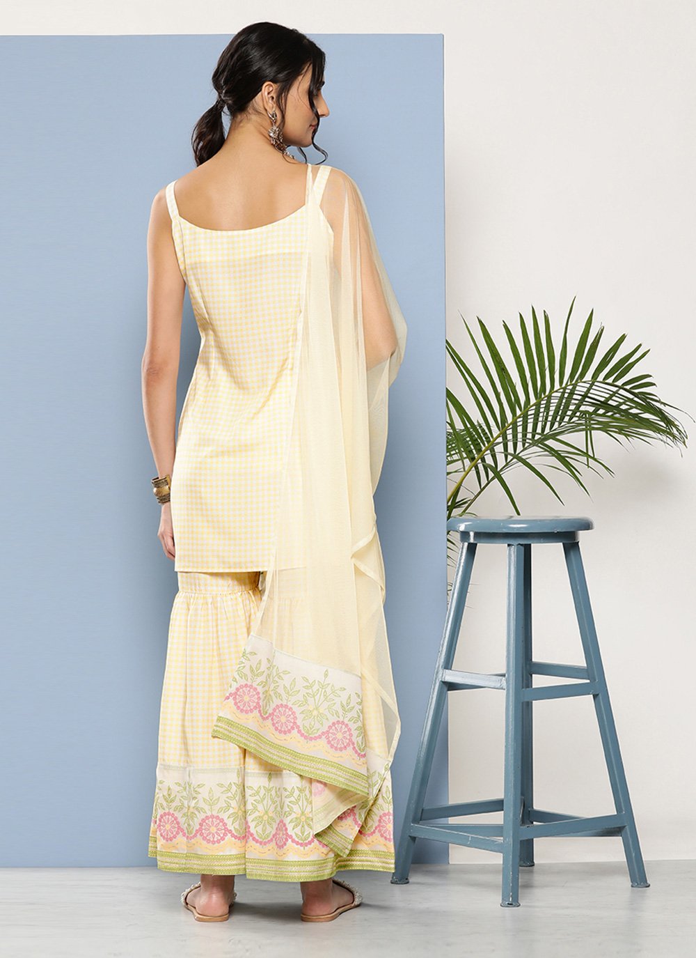 Designer Kurti Crepe Silk Off White Print Kurtis