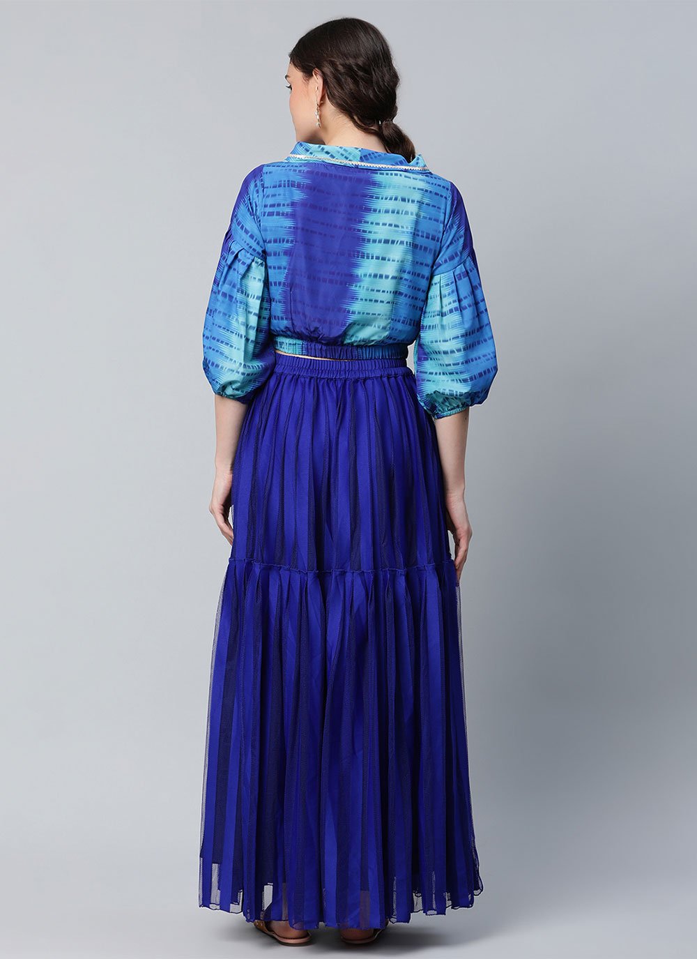 Floor Length Kurti Crepe Silk Multi Colour Digital Print Kurtis