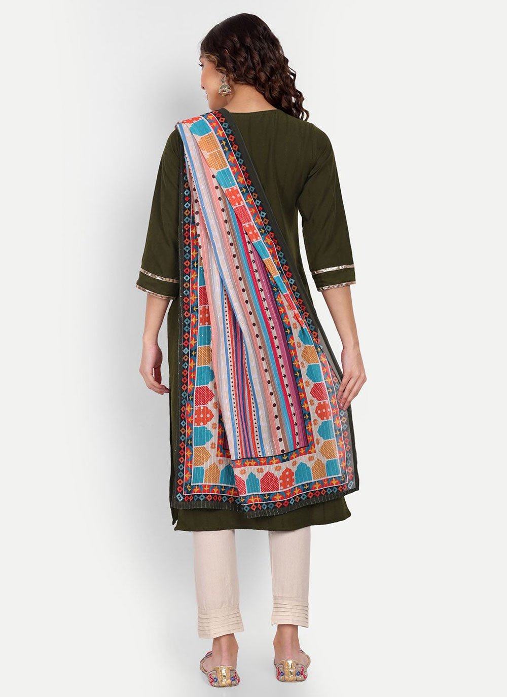 Pant Style Suit Viscose Green Embroidered Salwar Kameez