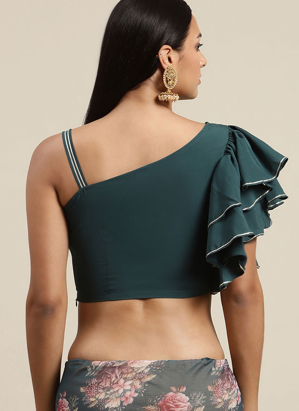 Classic Chiffon Multi Colour Digital Print Saree