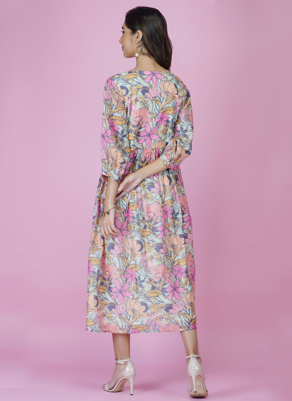 Casual Kurti Muslin Multi Colour Print Kurtis