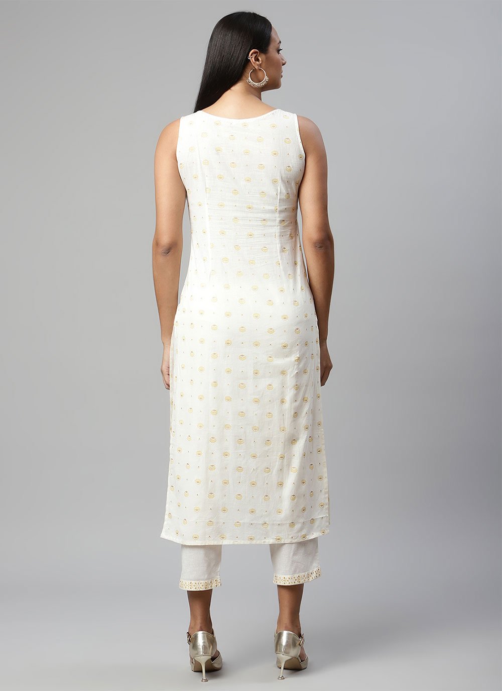 Designer Kurti Cotton Multi Colour Print Kurtis