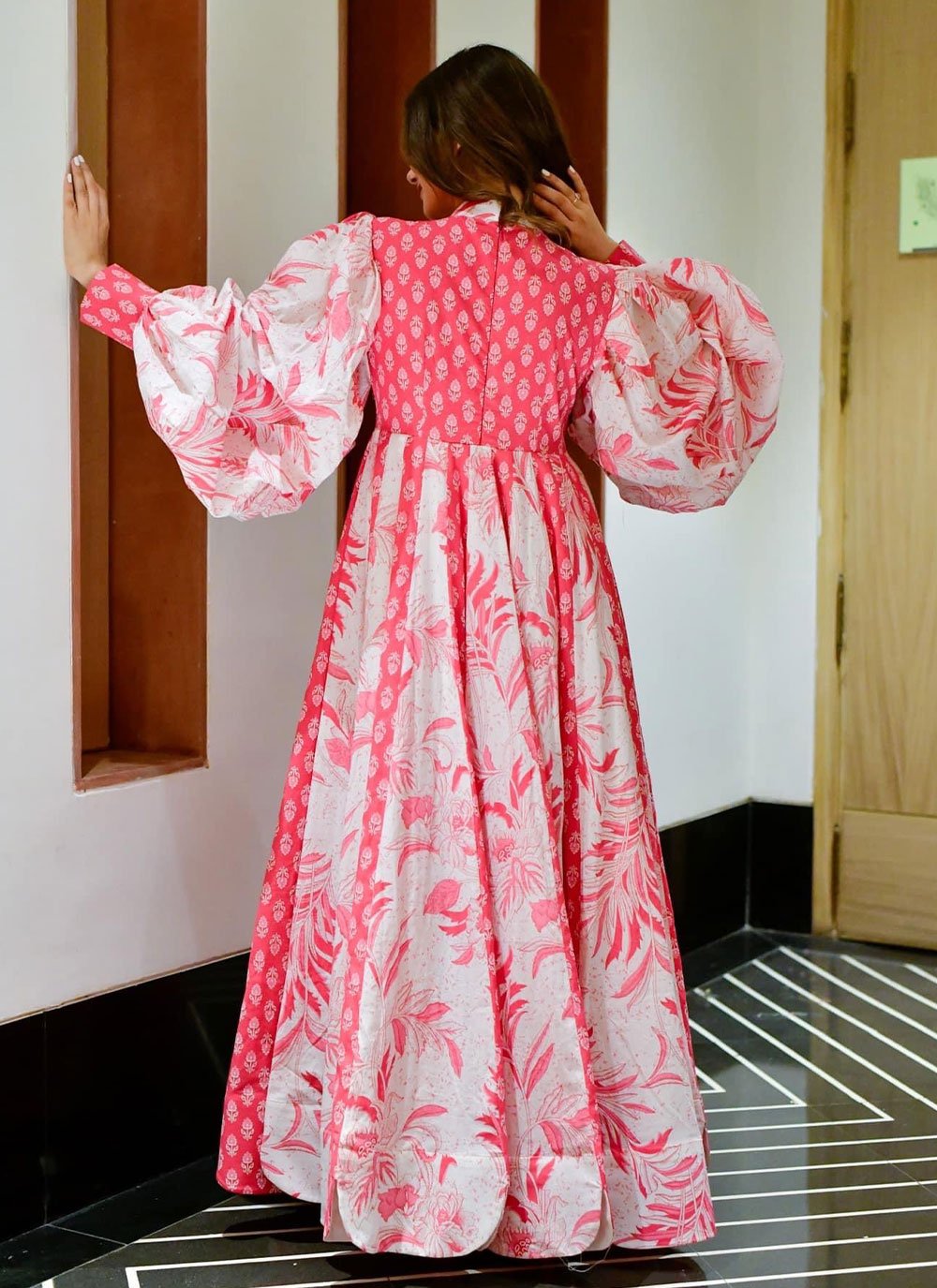 Gown Cotton Multi Colour Digital Print Gown