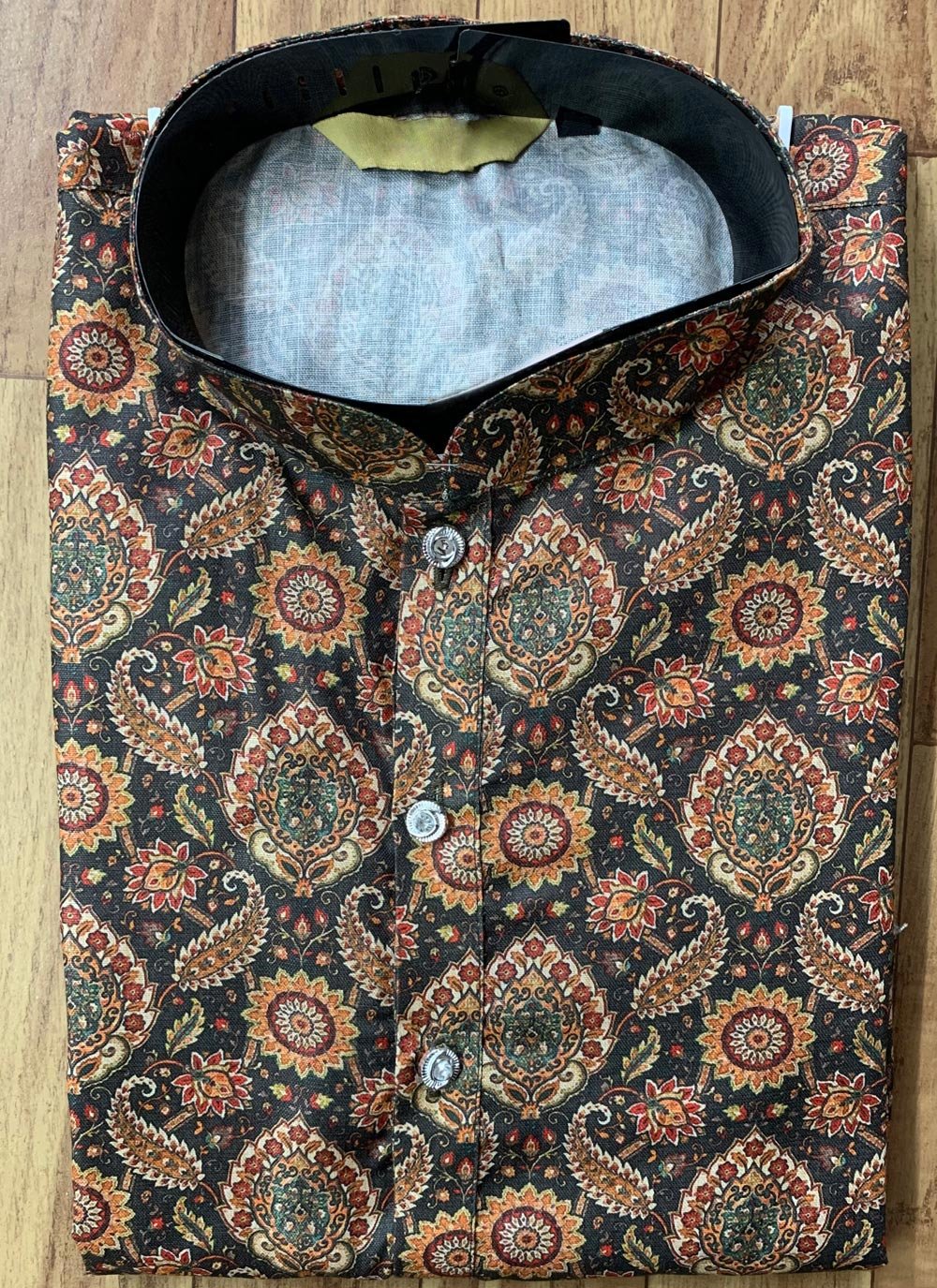 Kurta Pyjama Cotton Multi Colour Digital Print Mens