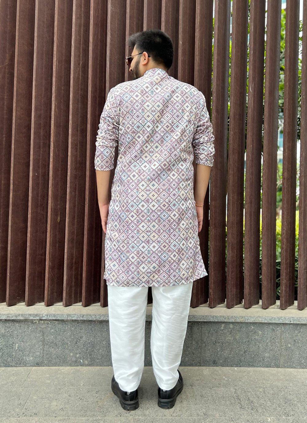 Kurta Pyjama Soft Cotton Multi Colour Embroidered Mens