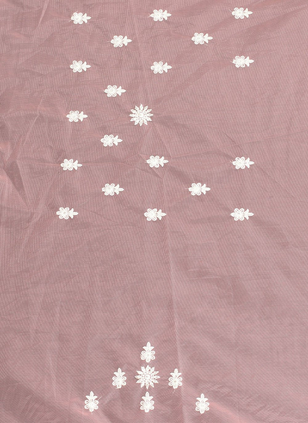 Contemporary Net Peach Embroidered Saree