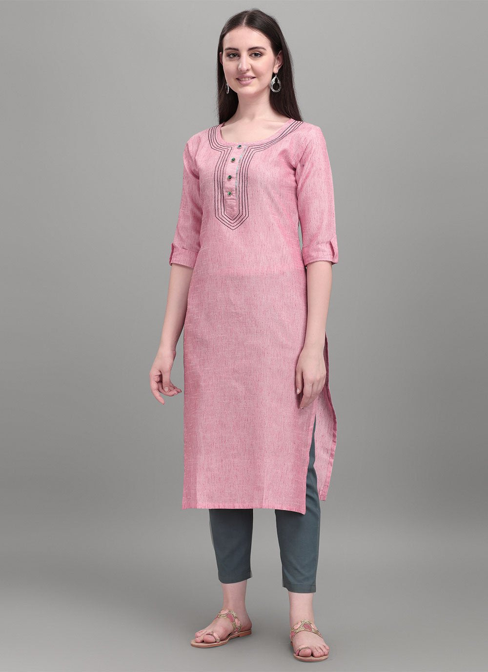 Cotton khadi kurtis best sale