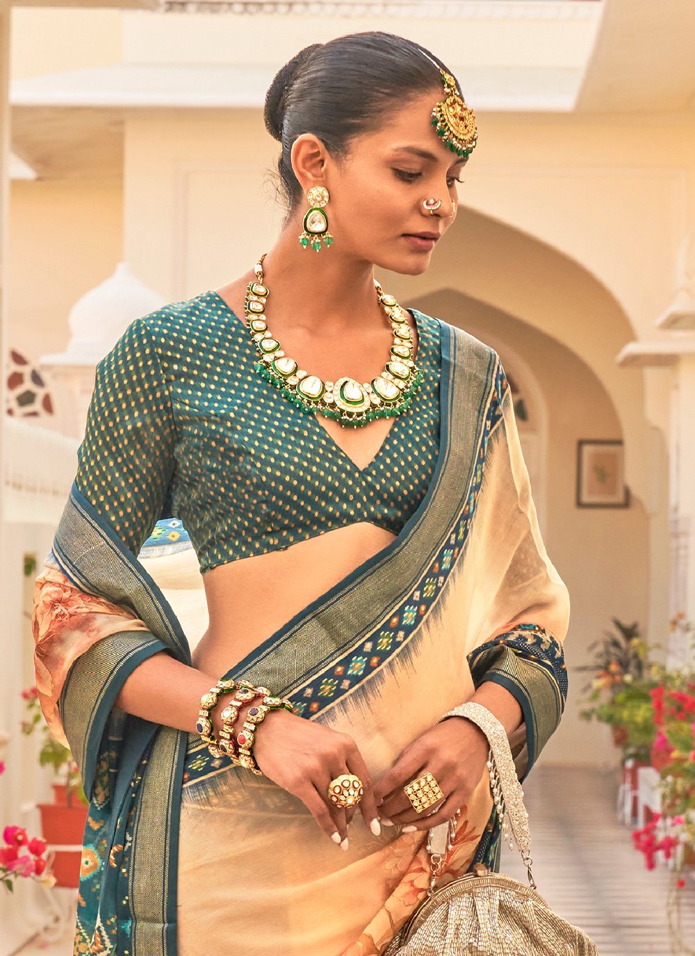 Classic Chiffon Silk Multi Colour Print Saree