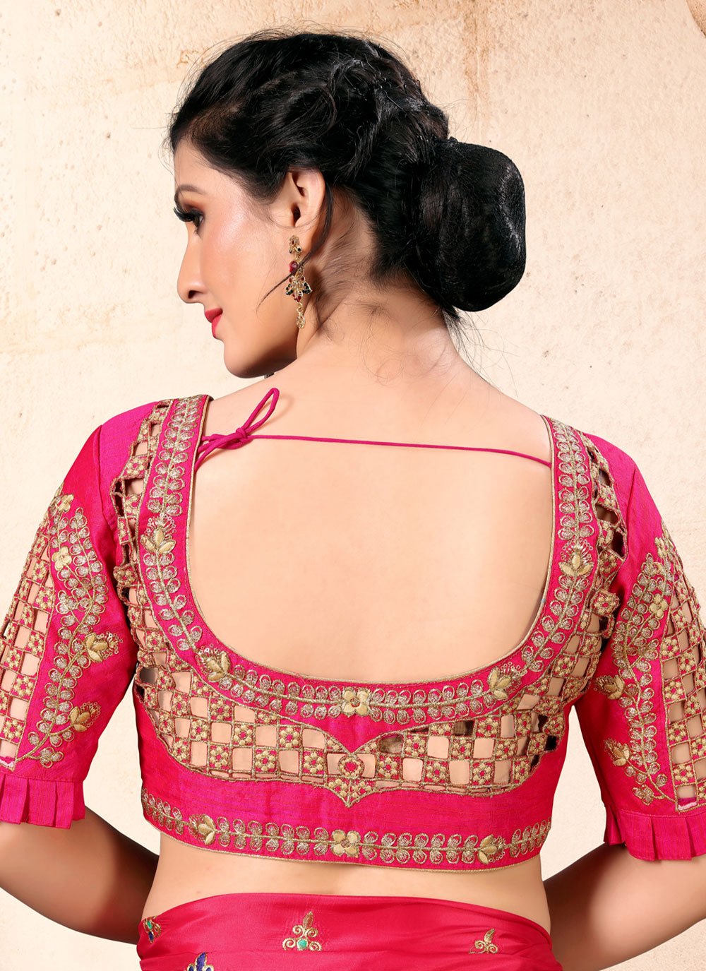 Blouse Silk Rani Embroidered Blouse