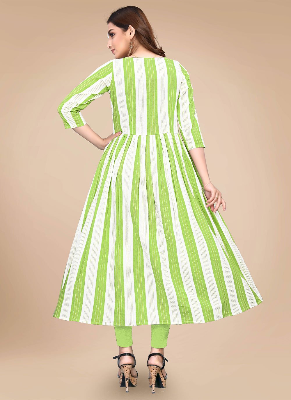 Gown Cotton Multi Colour Weaving Gown