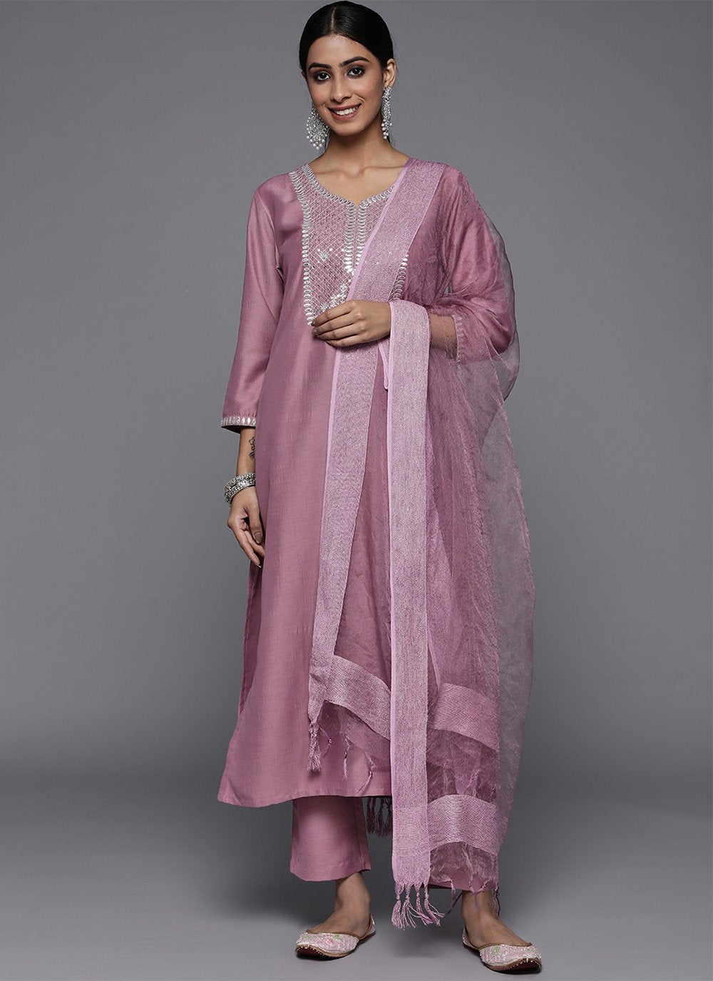 Lavender deals salwar kameez