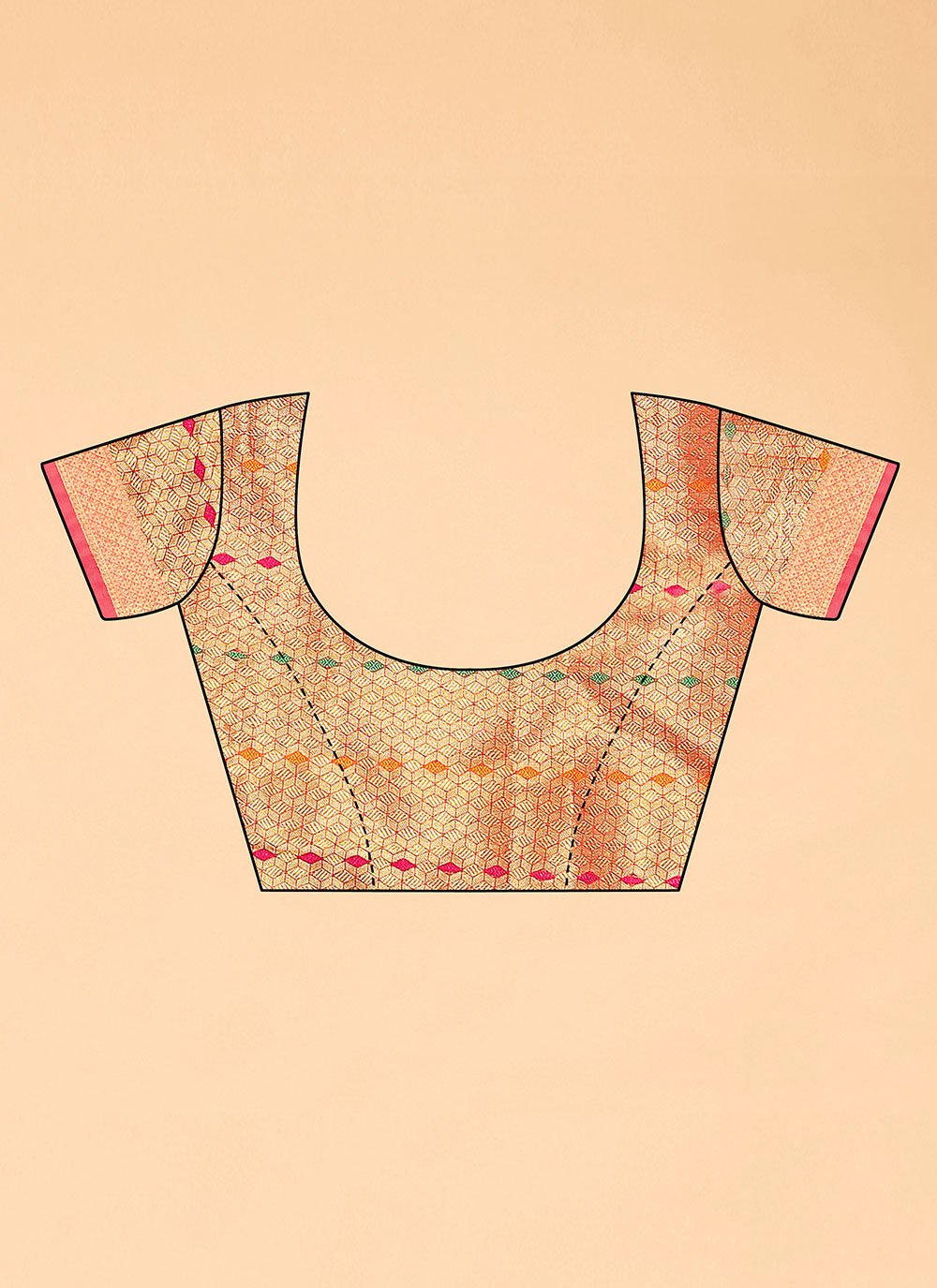 Classic Organza Pink Woven Saree