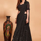 A Line Lehenga Fancy Fabric Imported Black Embroidered Lehenga Choli