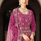 Anarkali Suit Net Rani Diamond Salwar Kameez