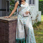 Trendy Saree Silk Aqua Blue Patch Border Saree