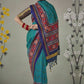 Classic Patola Silk Aqua Blue Weaving Saree