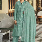 Salwar Suit Cotton Aqua Blue Embroidered Salwar Kameez