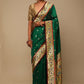 Classic Art Banarasi Silk Green Woven Saree
