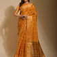 Classic Art Silk Yellow Print Saree