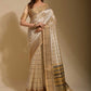 Trendy Saree Art Silk Cream Print Saree