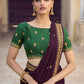 Traditional Saree Art Silk Purple Embroidered Saree
