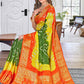 Bandhej Saree Art Silk Multi Colour Bandhej Saree