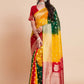 Trendy Saree Art Silk Banarasi Silk Multi Colour Woven Saree