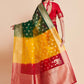 Trendy Saree Art Silk Banarasi Silk Multi Colour Woven Saree