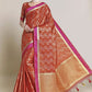 Trendy Saree Art Silk Uppada Silk Orange Zari Saree