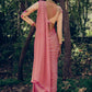 Contemporary Art Silk Peach Woven Saree