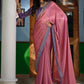 Contemporary Art Silk Pink Lace Saree