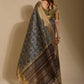 Classic Art Silk Grey Print Saree