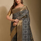 Classic Art Silk Grey Print Saree