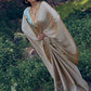 Trendy Saree Art Silk Grey Woven Saree