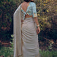 Trendy Saree Art Silk Grey Woven Saree