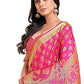 Contemporary Art Silk Uppada Silk Pink Zari Saree