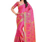 Contemporary Art Silk Uppada Silk Pink Zari Saree