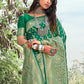Traditional Saree Banarasi Silk Green Weaving Saree