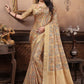 Contemporary Banarasi Silk Gold Digital Print Saree
