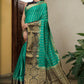 Trendy Saree Banarasi Silk Green Weaving Saree