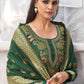 Salwar Suit Banarasi Silk Green Woven Salwar Kameez