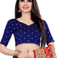 Lehenga Choli Banarasi Silk Blue Jacquard Work Lehenga Choli