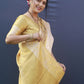 Classic Banarasi Silk Yellow Jacquard Work Saree