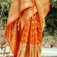 Traditional Saree Banarasi Silk Mustard Weaving Saree