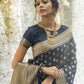 Classic Banarasi Silk Blue Woven Saree