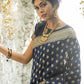 Classic Banarasi Silk Blue Woven Saree