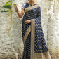 Classic Banarasi Silk Blue Woven Saree