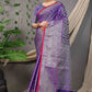 Trendy Saree Banarasi Silk Purple Jacquard Work Saree