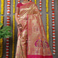 Classic Banarasi Silk Rani Weaving Saree